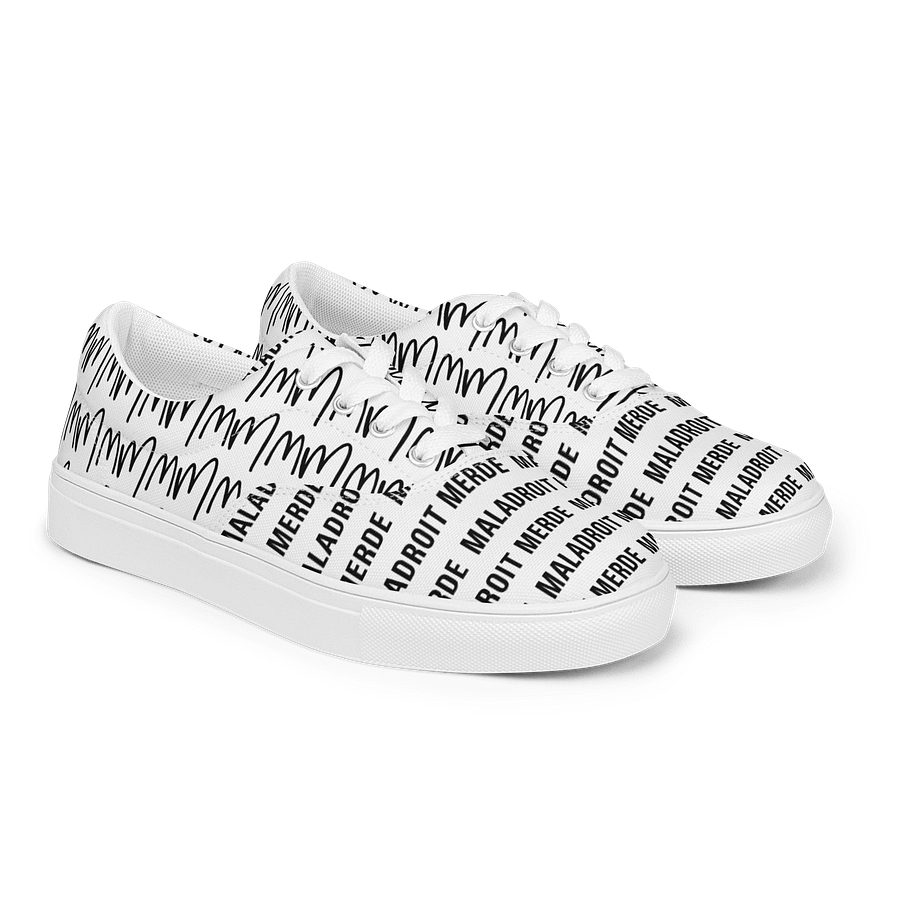 MALADROIT MERDE LACED UP CANVAS SHOES product image (2)
