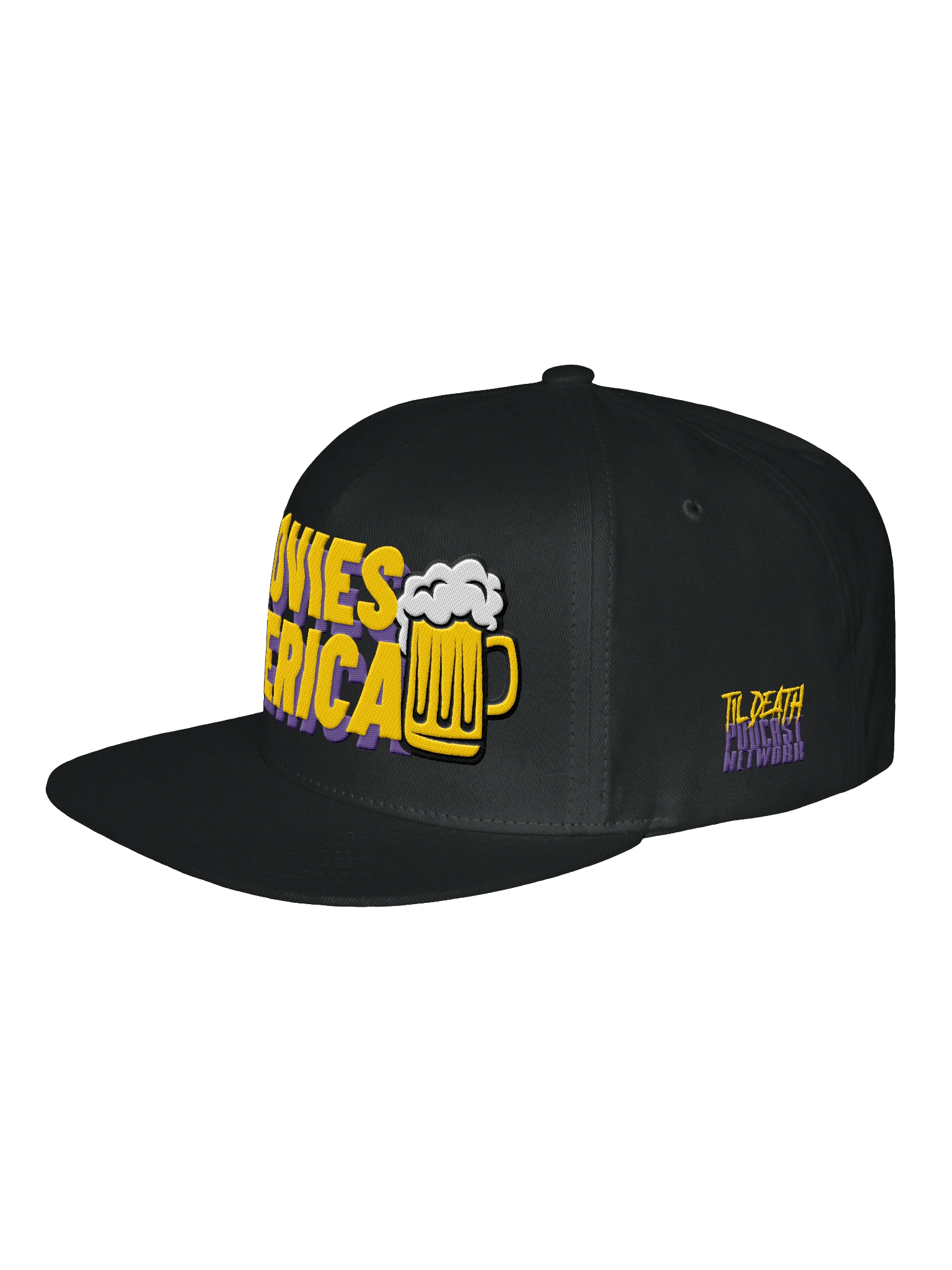 Big Mugs Flat Snapback Hat - Embroidered product image (14)