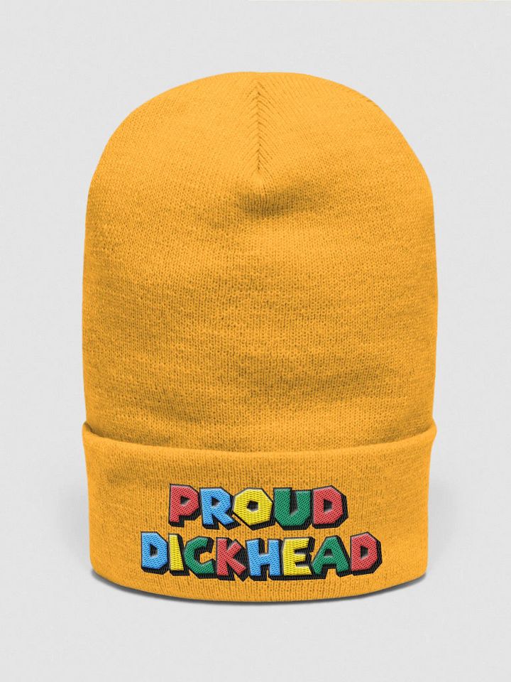 Proud Dickhead Embroidered Beanie product image (2)