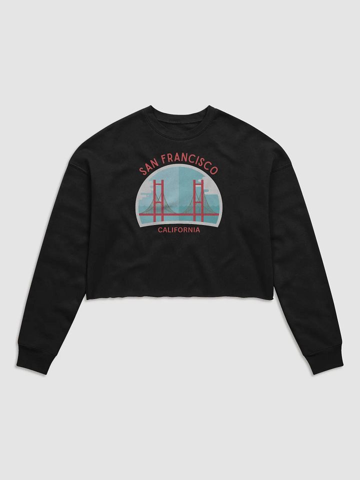 San Francisco Golden Gate Crop Sweatshirt product image (1)