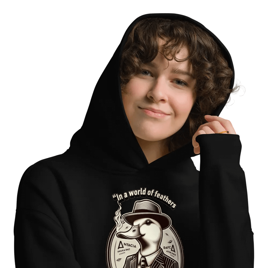 Feathered King Black Hoodie product image (9)