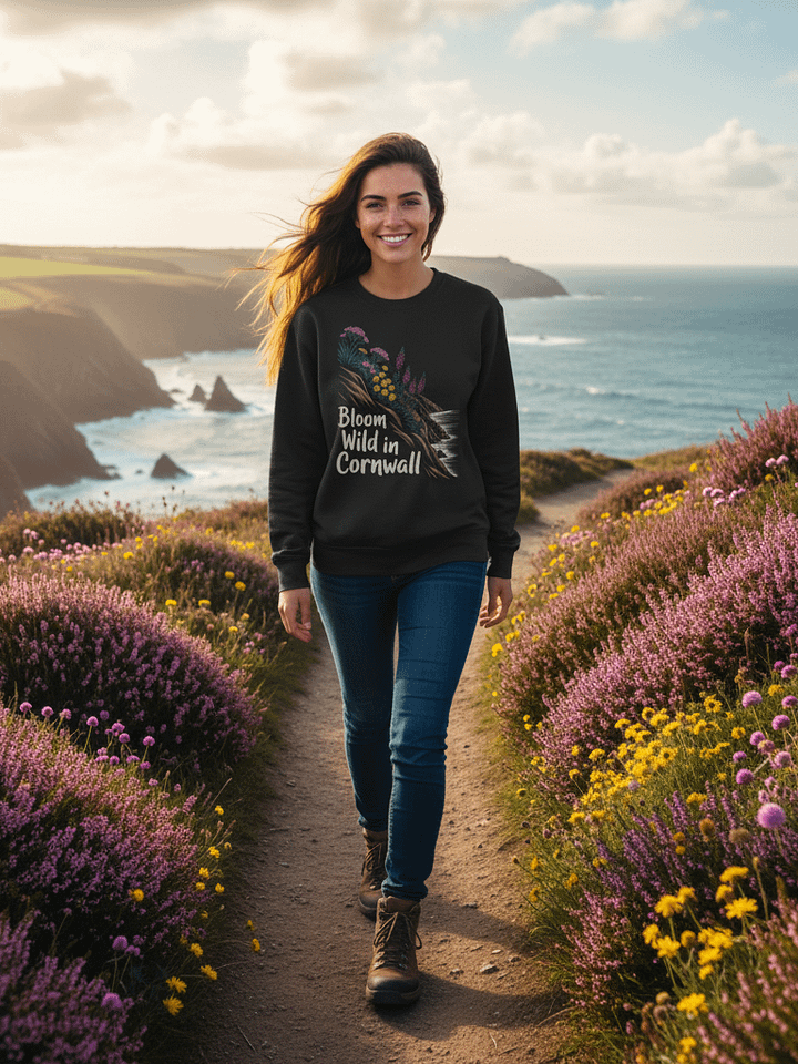 Bloom Wild in Cornwall - Premium Sweatshirt product image (1)
