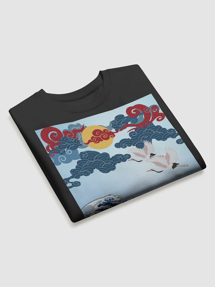 Premium Ethereal Crane Waves Sweatshirt product image (2)