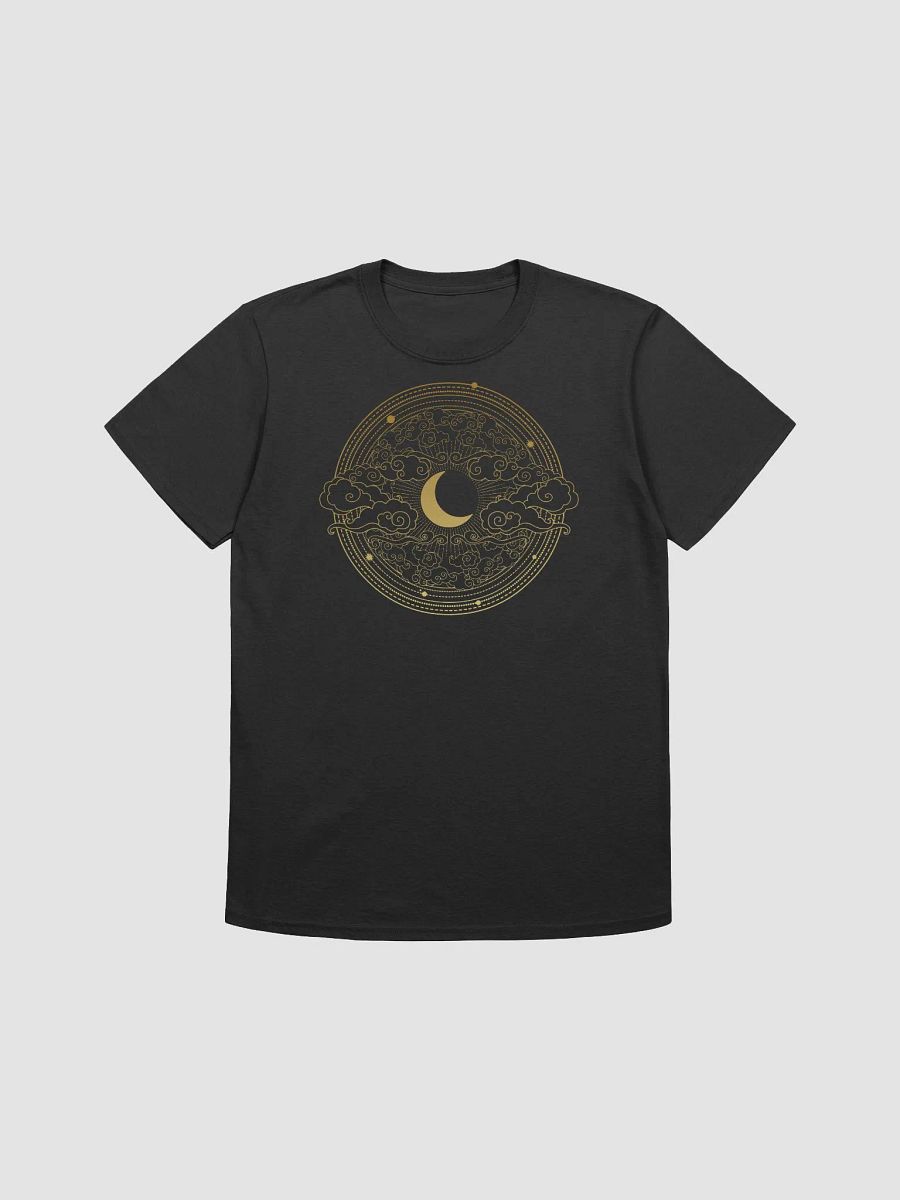 Golden crescent moon and swirling cloud product image (1)
