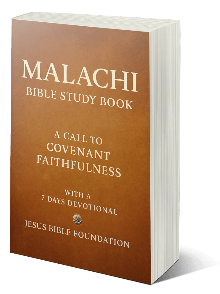 Malachi Bible Study Book: A Call to Covenant Faithfulness With A 7 Days Devotional product image (1)