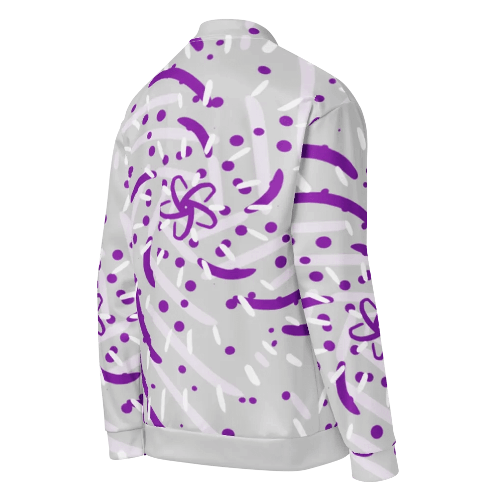 Midnight Swirl Women's Bomber Jacket product image (4)