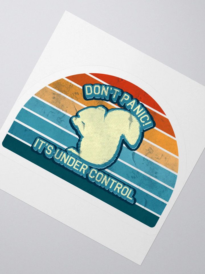Retro Waffles - Panic Sticker product image (5)