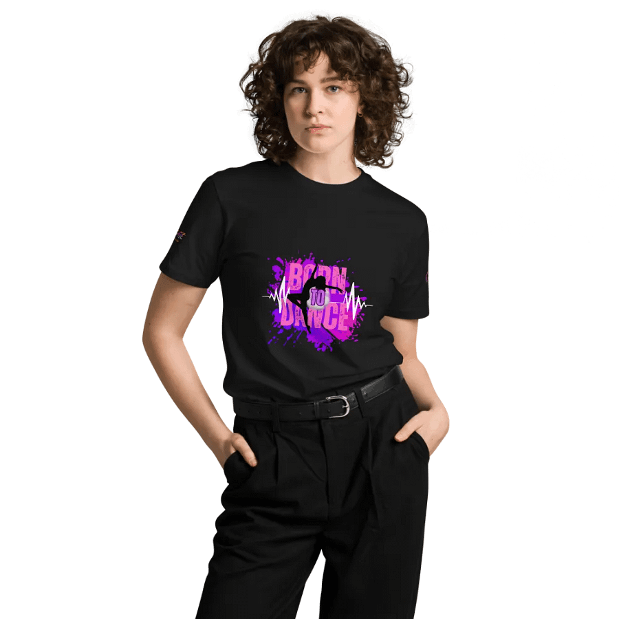 Born to Dance Her Silhouette Unisex Tee product image (8)