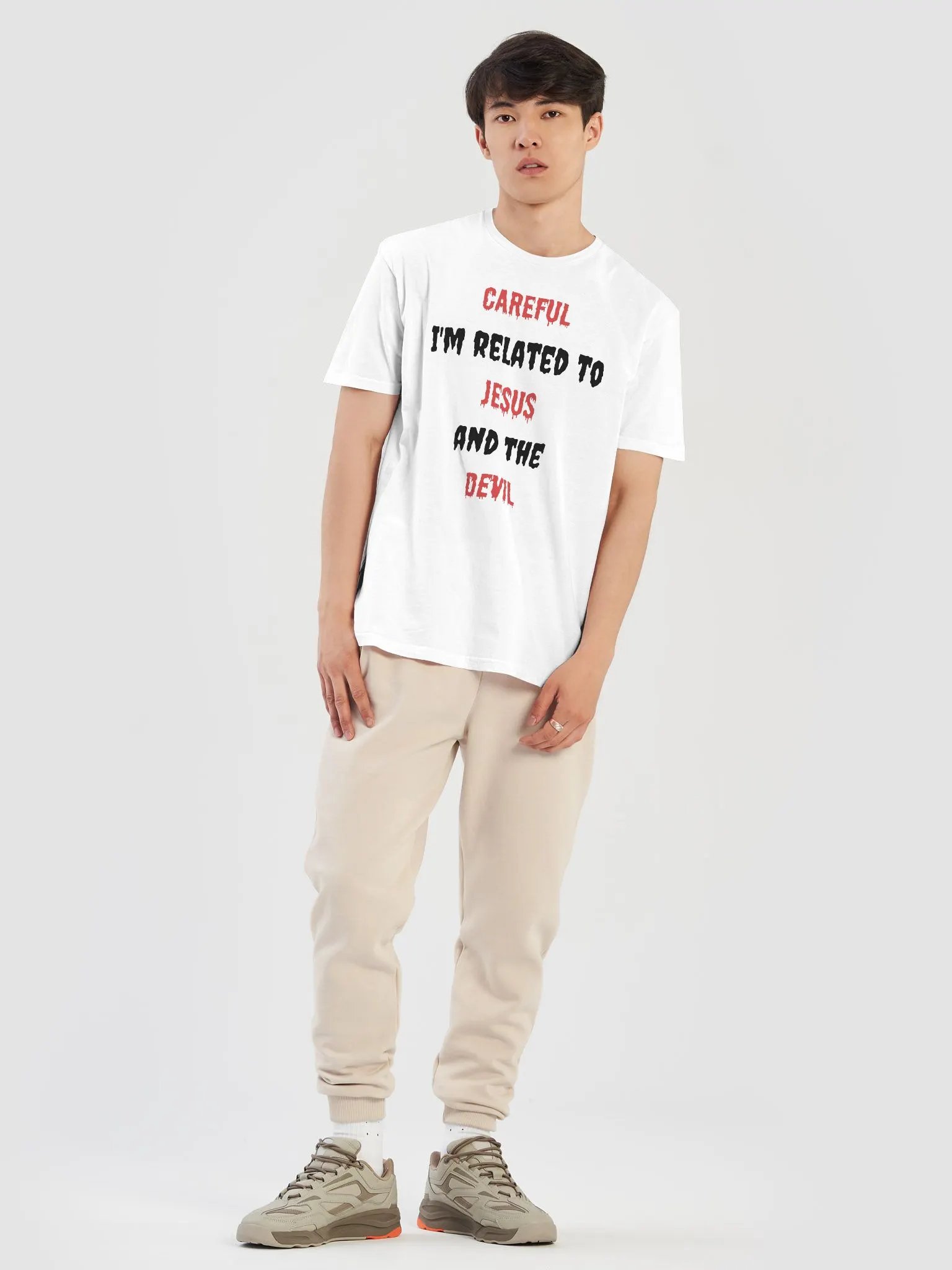 Related to Jesus and the Devil Unisex Softstyle T-Shirt product image (26)