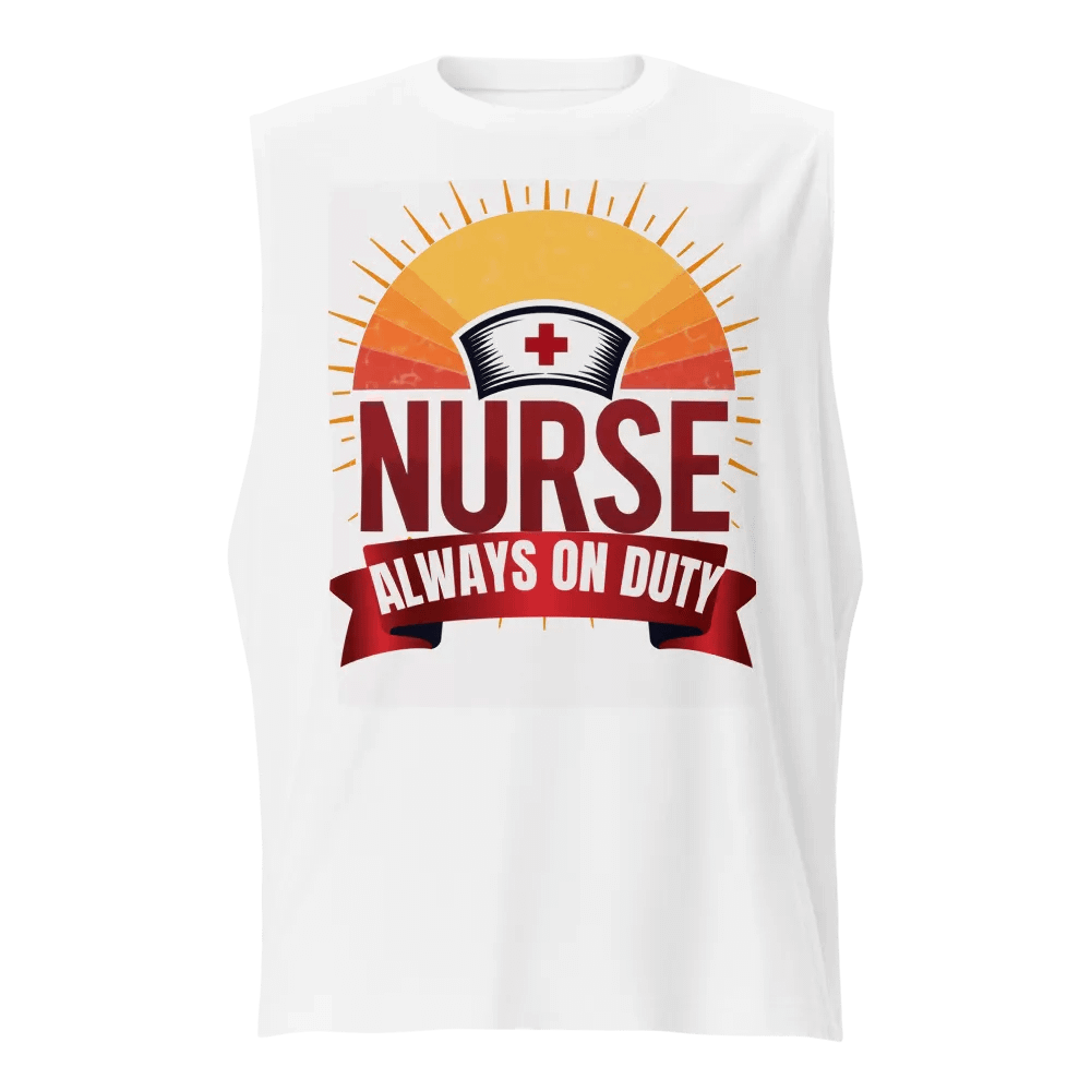 Sunshine Nurse Always On Duty Muscle Tank product image (5)
