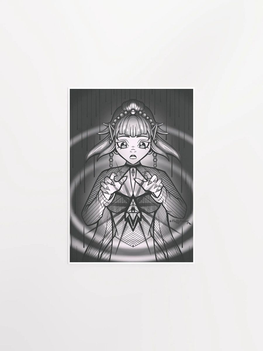 FluffyFoxling Art Black and White 🖊️ product image (1)
