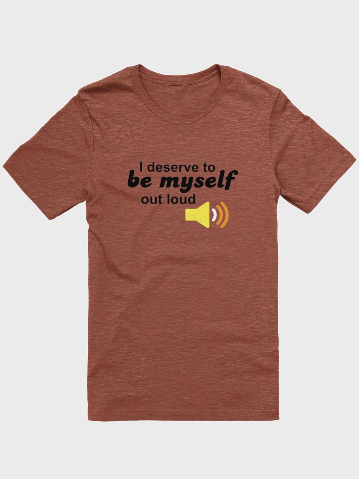be myself out loud maverique t-shirt product image (1)