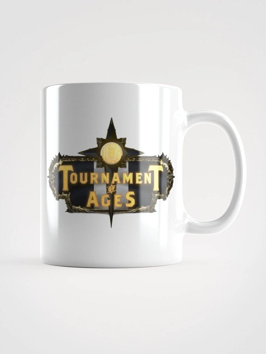 Tournament of Ages - Full Logo - White Glossy Mug product image (1)