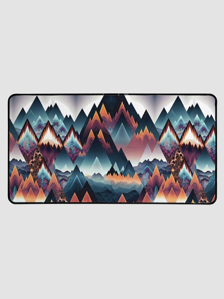 Desk Mat (31.5x15.5 inches) - Modern Rustic Boho Mountains product image (1)