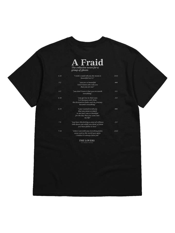 THE LOVERS "A Fraid" TEE product image (2)