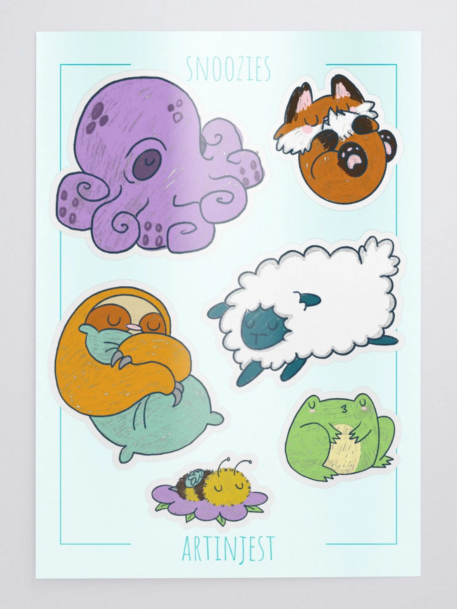Snoozies Stickers Set 2 product image (1)