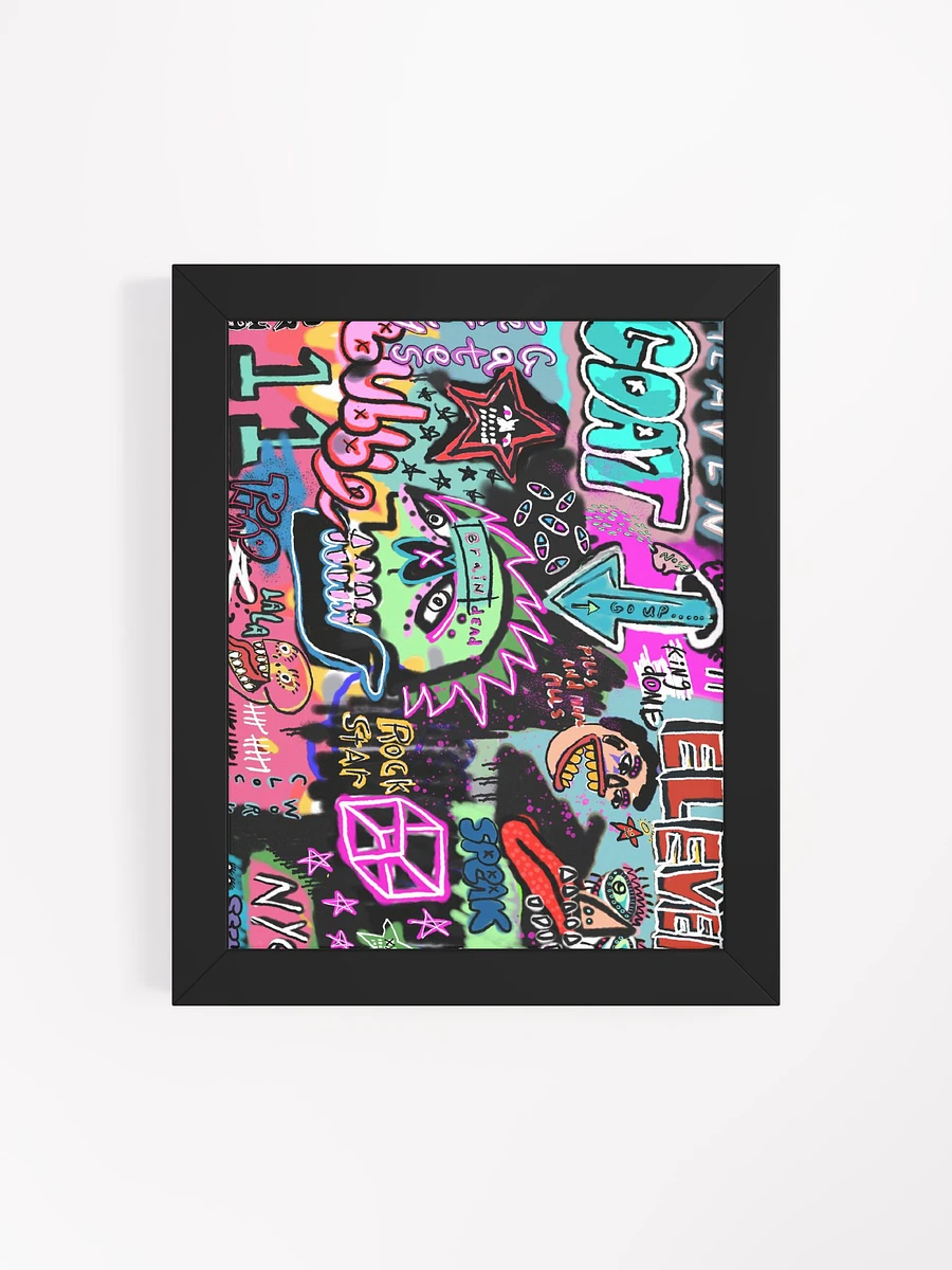 Graffiti Brain (Framed Poster) by Ross Pino product image (37)