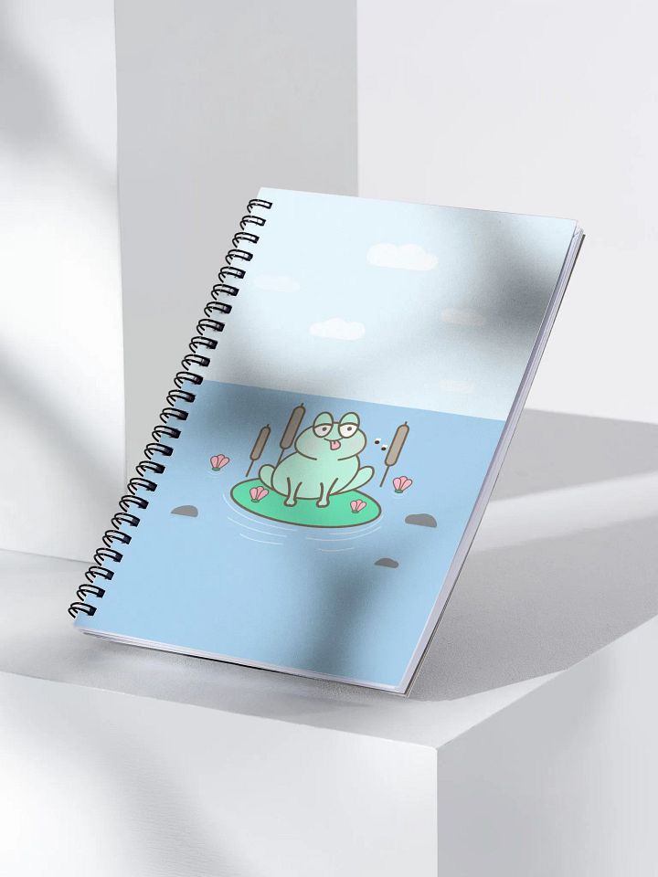 Cute Kawaii Floating Frog Notebook product image (1)