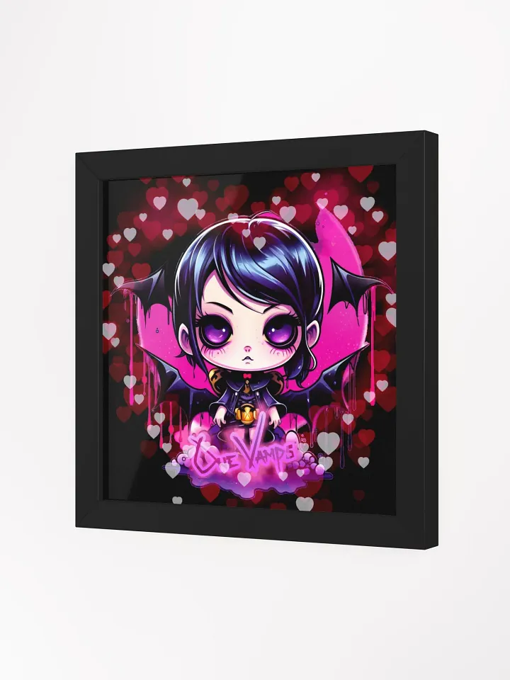 OneVamps Framed High-Quality -Pink Hearts product image (10)