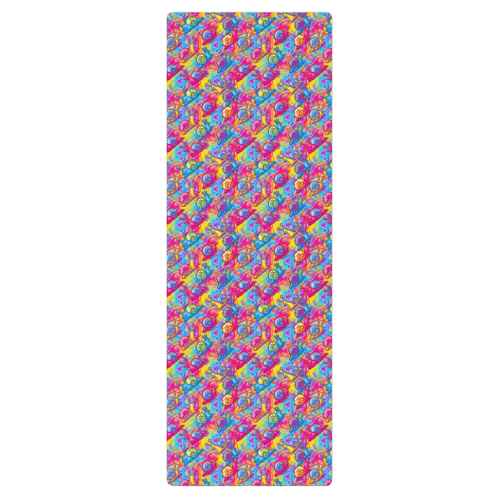Pan Snails Yoga Mat product image (2)