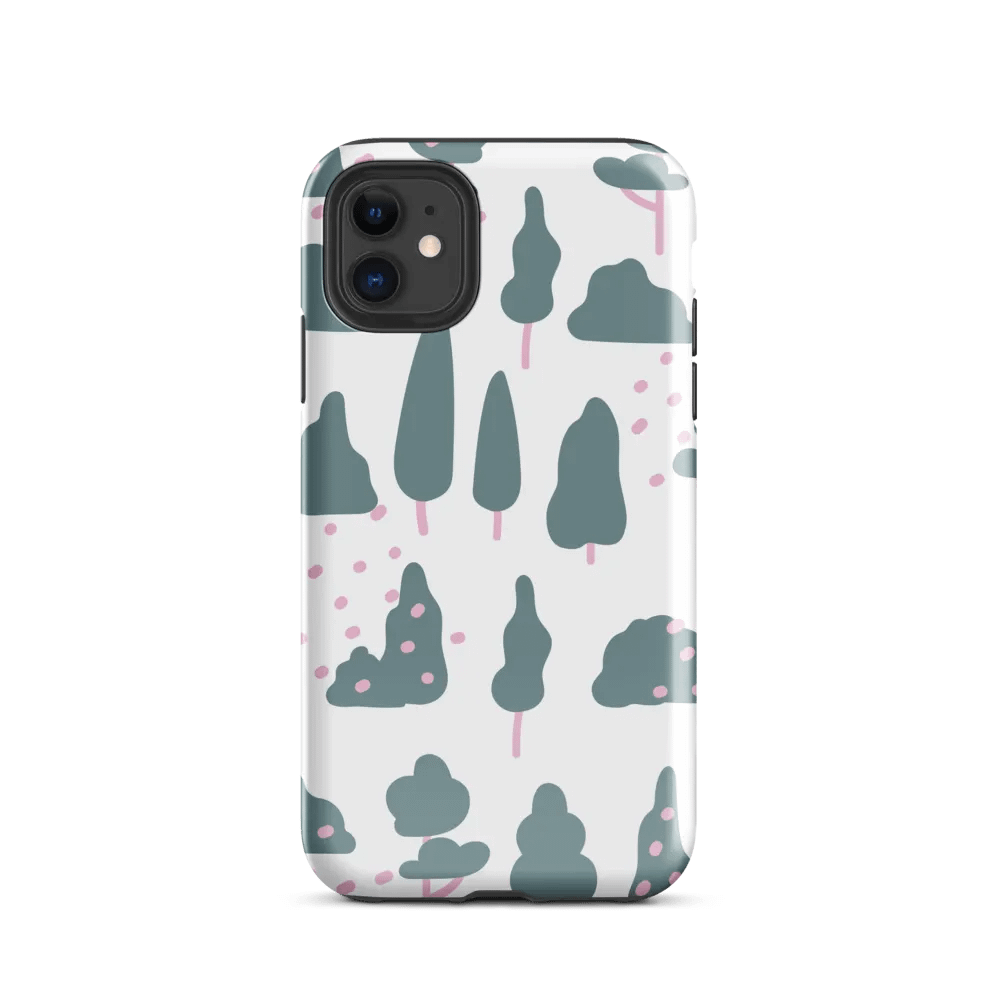 Teal Tree Blossoms iPhone® Tough Case product image (47)