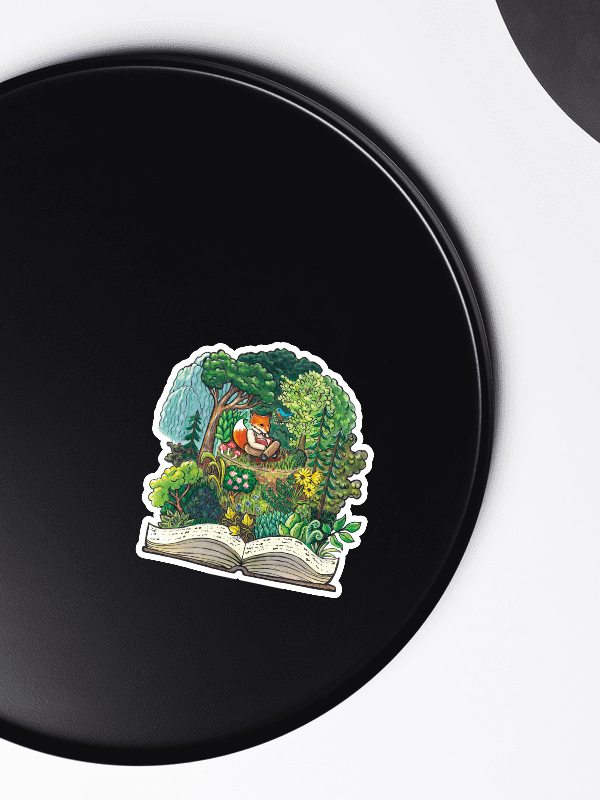 Fantasy Forest Fox Cake - 6 Inch Magnet product image (4)