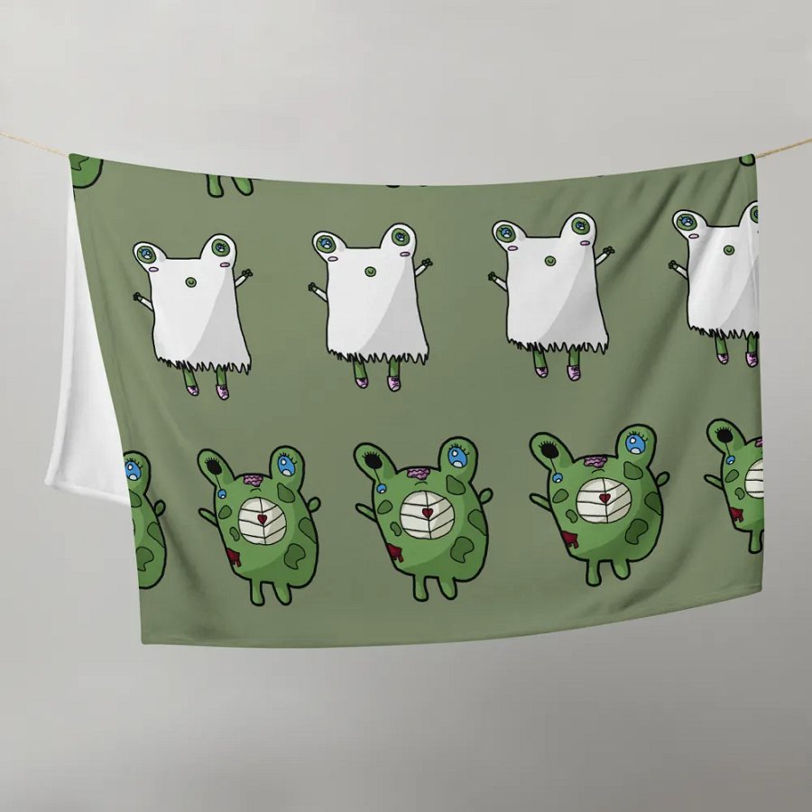 Smol Frog Blanket by Grim Jr. product image (9)