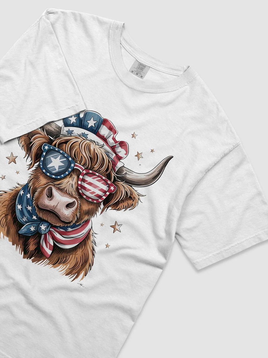 Men's Highland Coo July 4th T-Shirt product image (3)