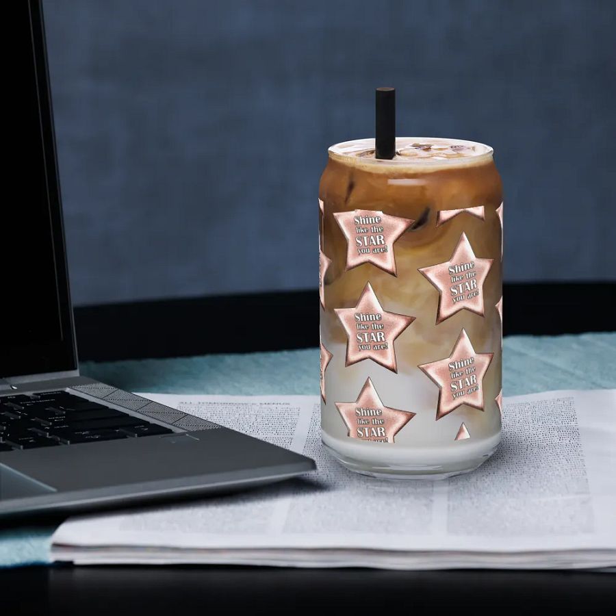 Shining Star Glass (Pink Star) product image (3)