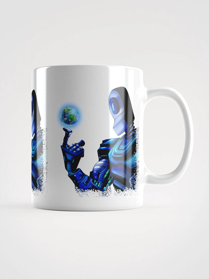 Robot Holding The World - Coffee Mug product image (1)