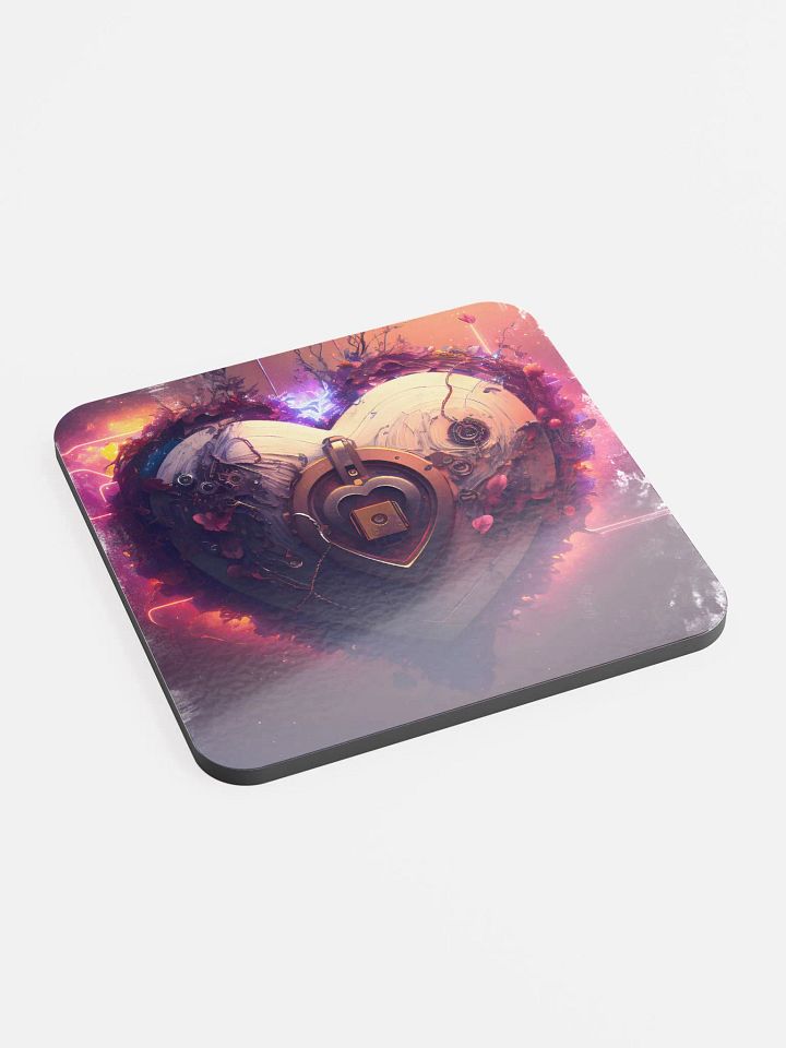 Trust In Me Glossed Cork Coaster product image (2)