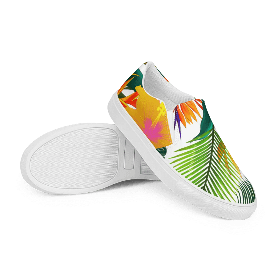 Tropical Blooms Slip-On Canvas Shoes product image (12)