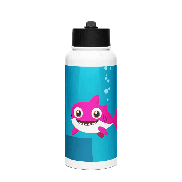 Charming Shark Stainless Steel Water Bottle product image (1)