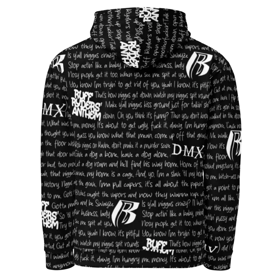 Ruff Ryders' Anthem - DMX - BLACK - Unisex Hoodie product image (3)