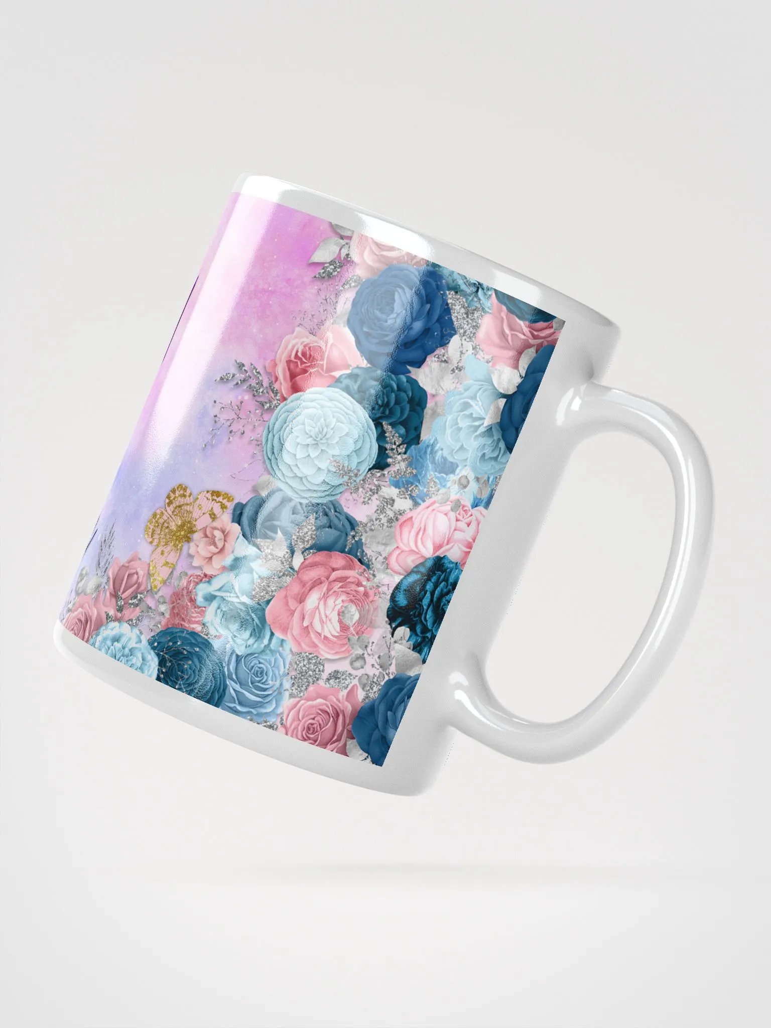Don't be Afraid just Believe Floral Mug product image (3)