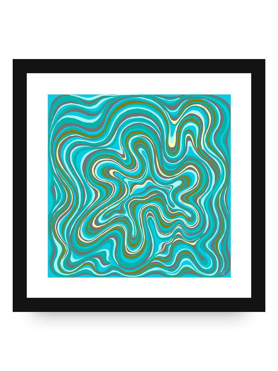 Flowing Waves Enhanced Matte Poster - Stone No. 2 product image (21)