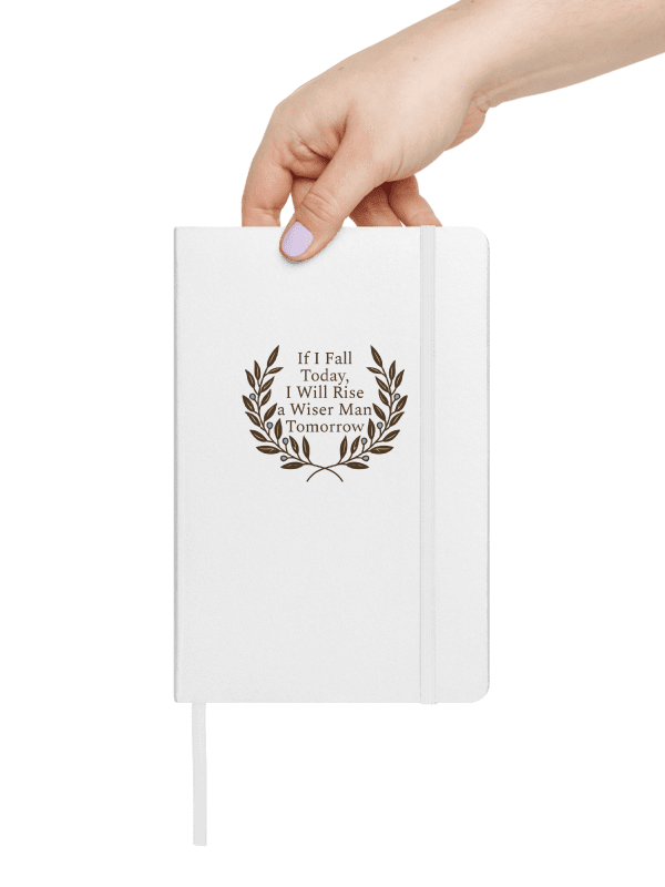 If I Fall Today, I Will Rise a Wiser Man Tomorrow – Stoic Journal product image (1)