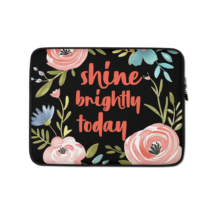 Bloom Brightly Laptop Sleeve product image (1)