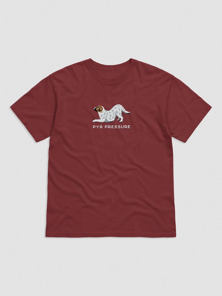 Pyr Pressure T-Shirt(Embroidered) of a Great Pyrenees(2) product image (4)