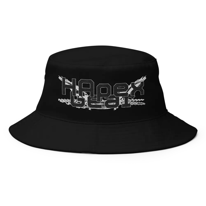 Bucket Hat - Embroidered - Black HApex Gear Black Logo product image (2)