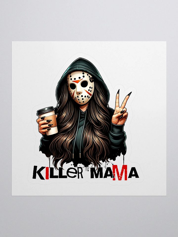 Killer Mama Peace Sign Sticker product image (1)