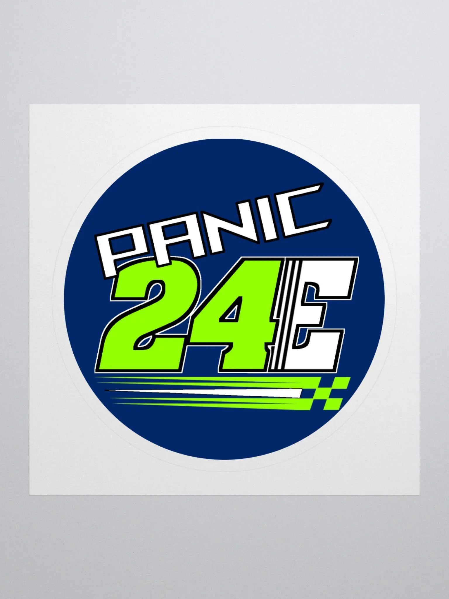 PANIC_24E Logo Sticker product image (1)