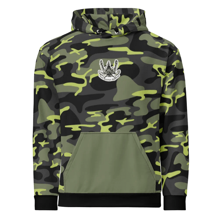 Green Camouflage Twin Anchor Titan tug Hoodie product image (2)