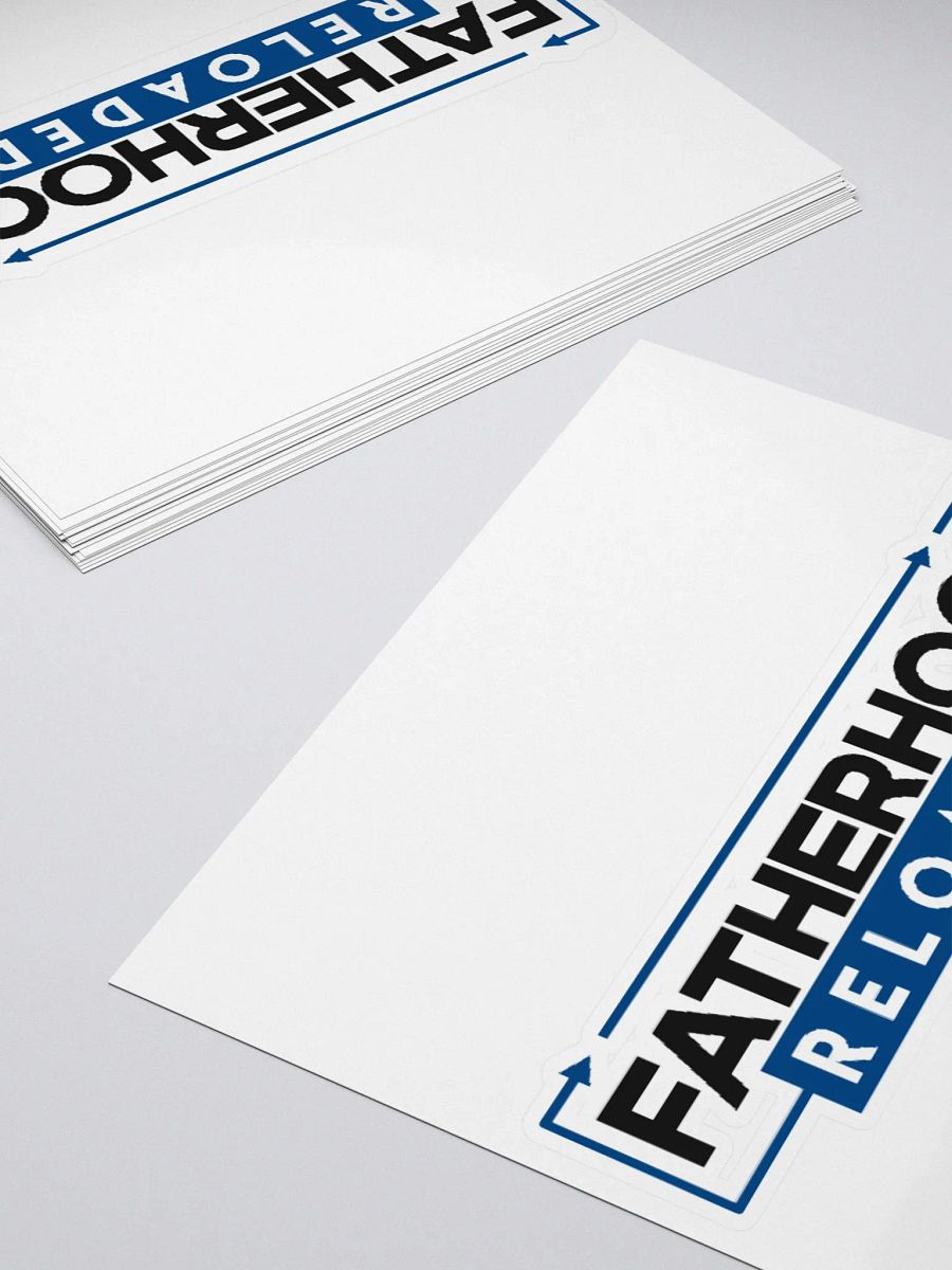 Fatherhood Reloaded Logo Sticker product image (4)