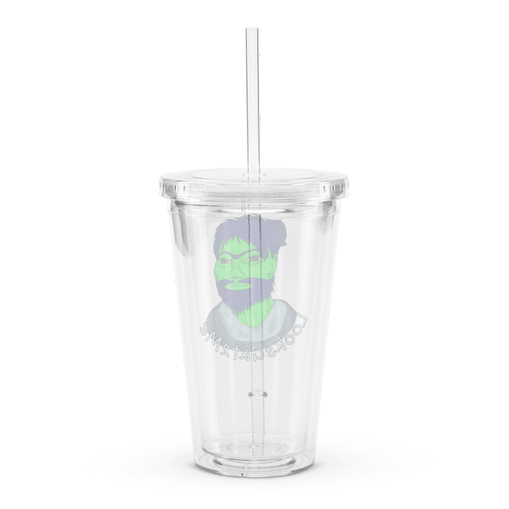 LooksGut2Me Clear Plastic Tumbler product image (2)