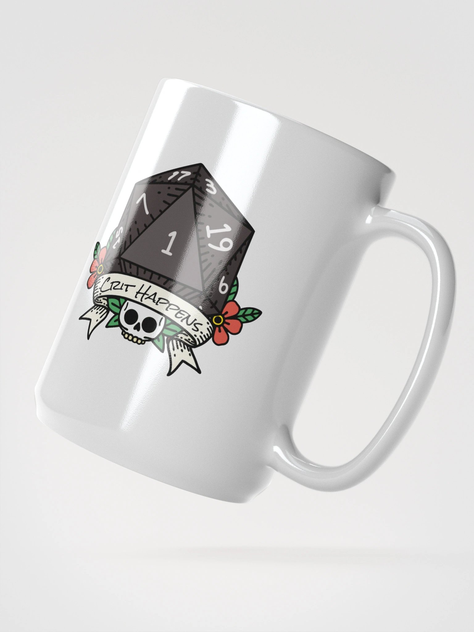 Crit Happens D20 Mug product image (2)