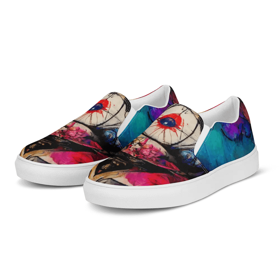 Breezy Step: Men's Custom Slip-On Canvas Shoes product image (3)