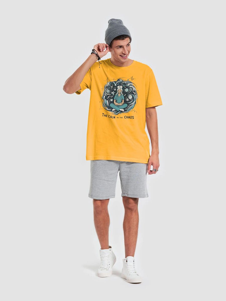 Calm in Chaos Nurse Meditation T-Shirt product image (62)