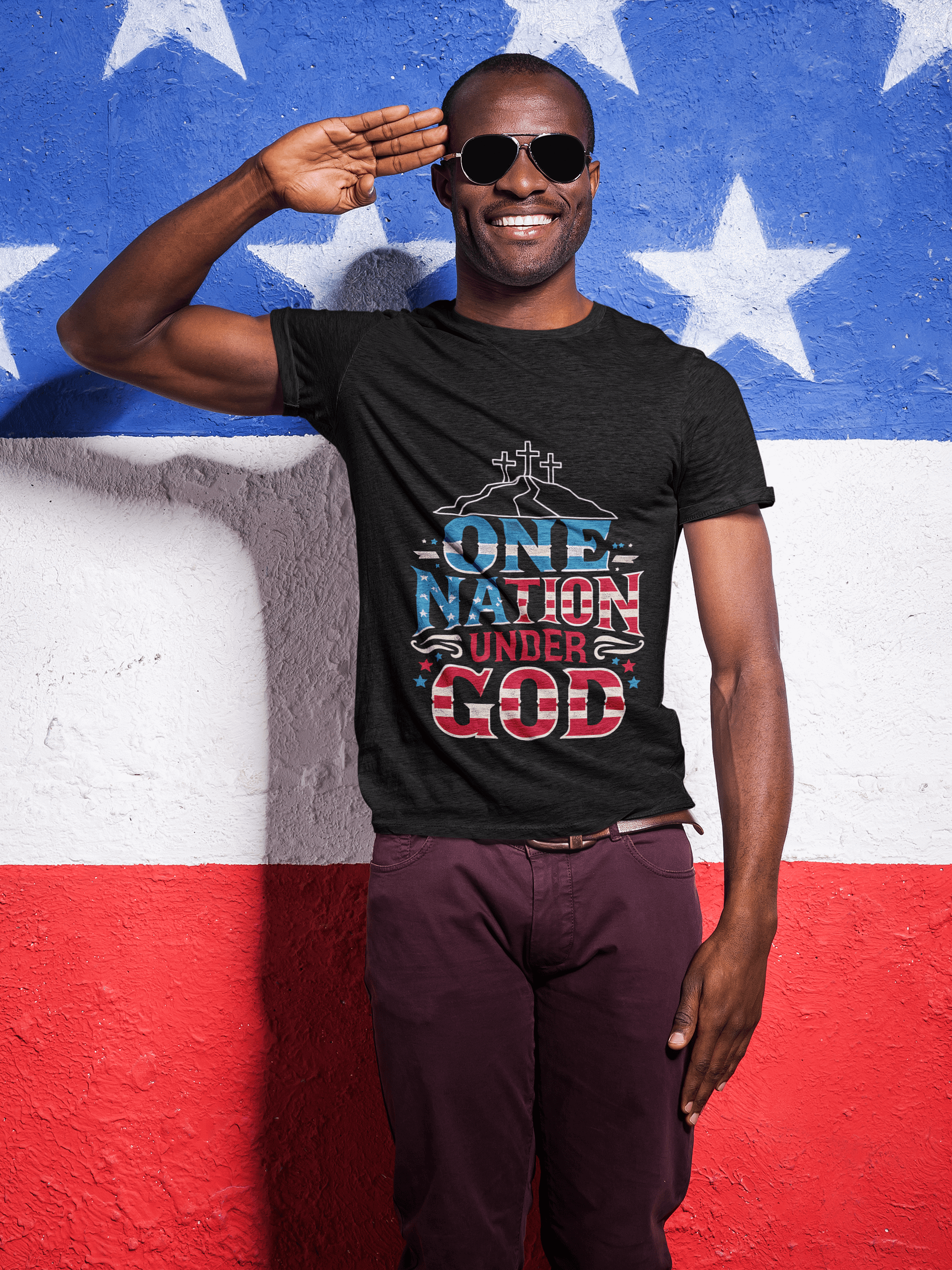 One Nation Under God Unisex Tee product image (1)