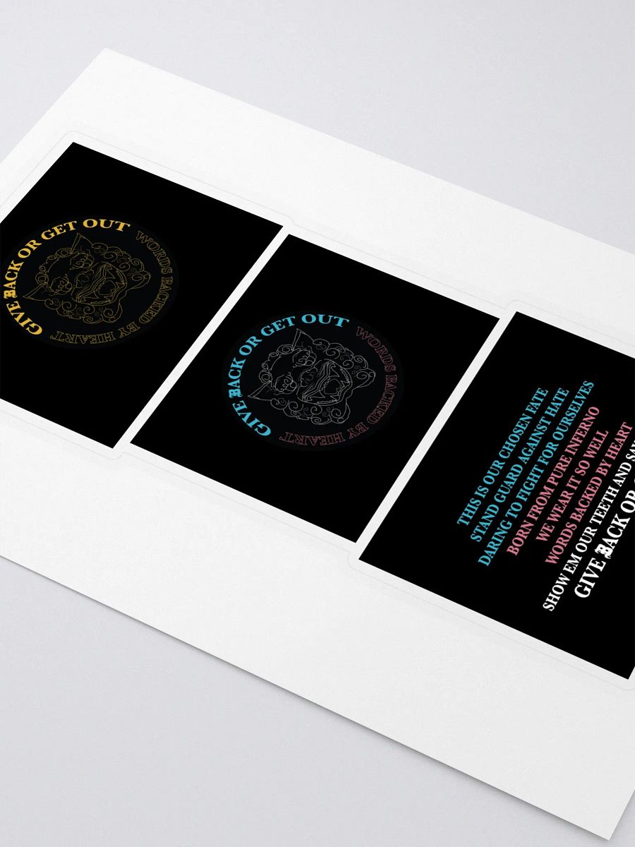 Logo and Mantra sticker set product image (2)